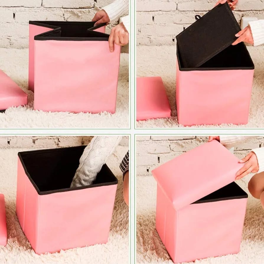 Stack ‘n Sit Cube – Space-Saving Storage with Seating
